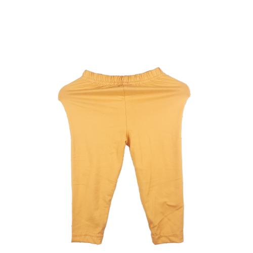 กางเกงเลคกิ้งเด็กผู้หญิง-สีเหลืองเข้ม-ไซส์s